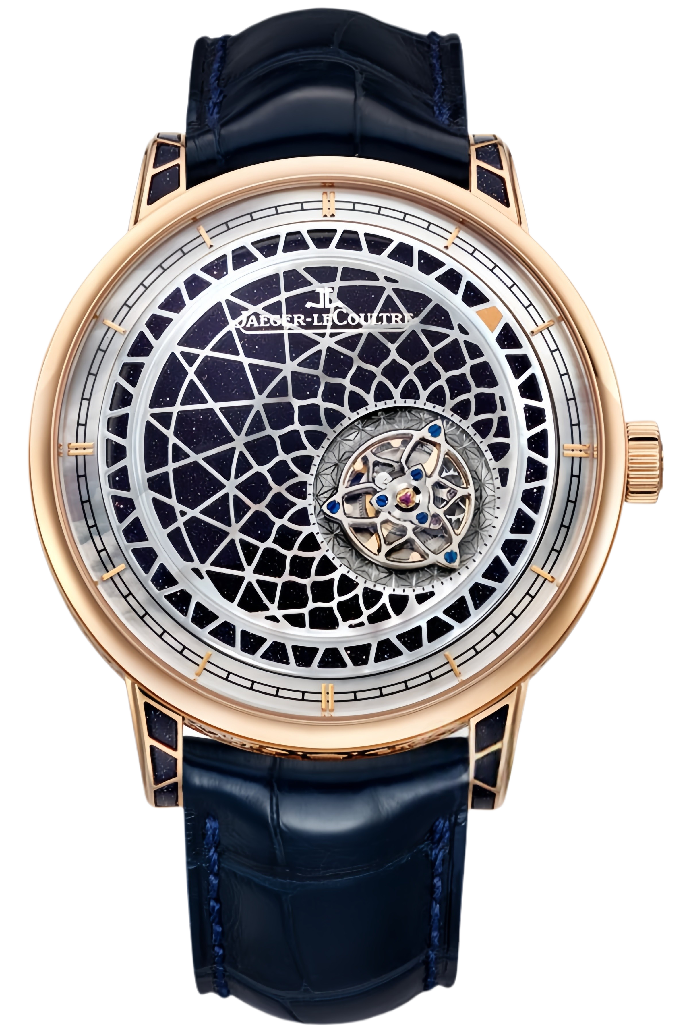 Jaeger-LeCoultre Master Grande Tradition Ref. 52224X8 Super Clone Watch – Blue Dial White Gold Fake Replica