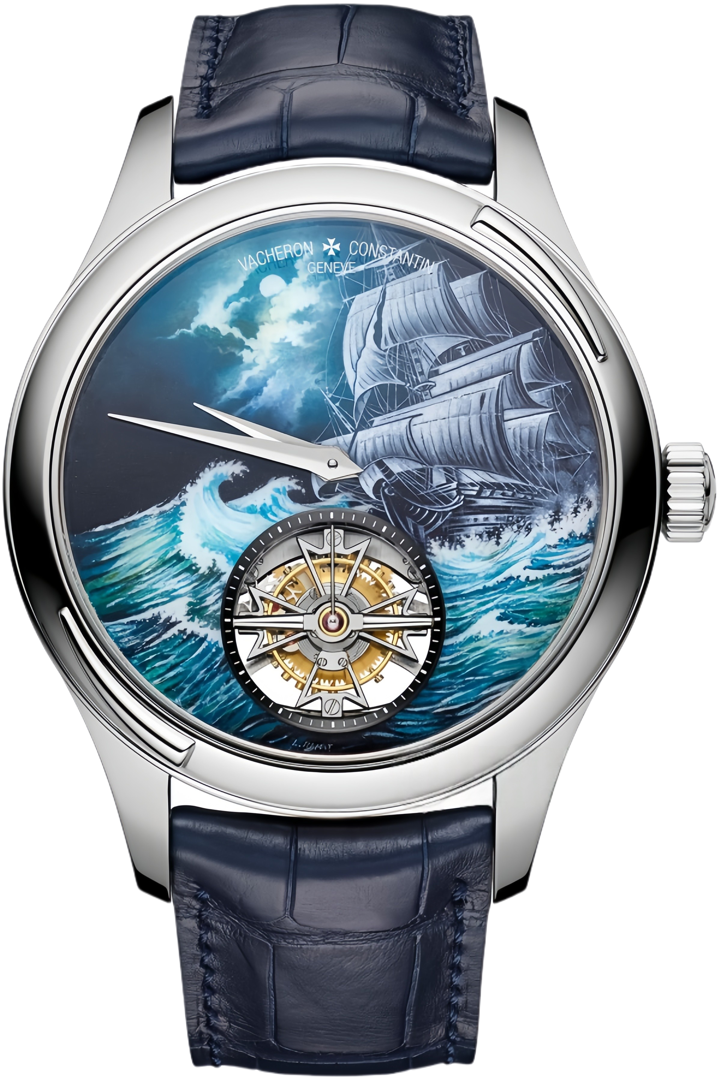 Vacheron Constantin Les Cabinotiers Ref. 6540C/000G-034C Super Clone Watch – White Gold Minute Repeater Tourbillon Fake Replica