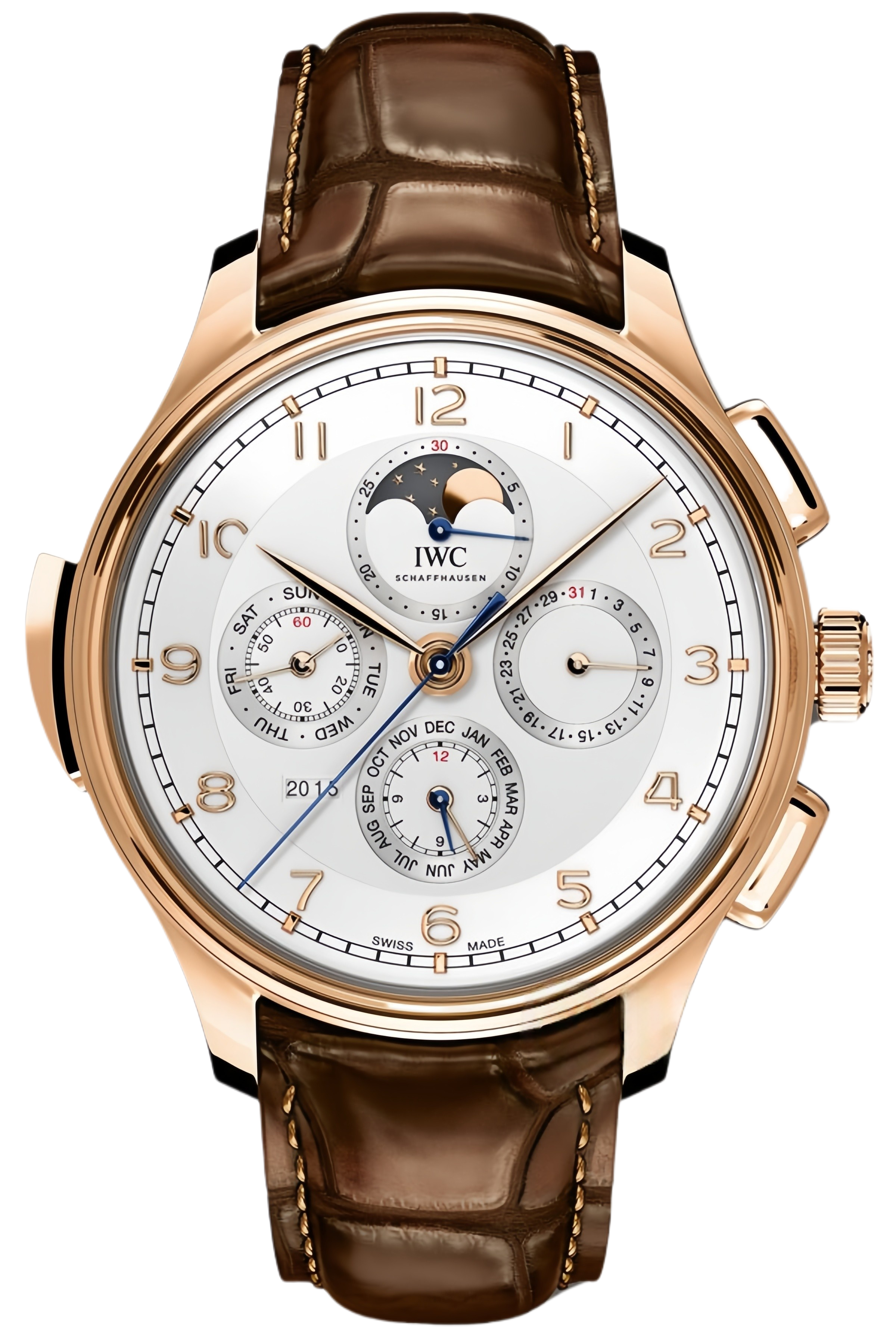 IWC Portugieser Ref. IW377602 Super Clone Watch – Stainless Steel Blue Dial Chronograph Fake Replica