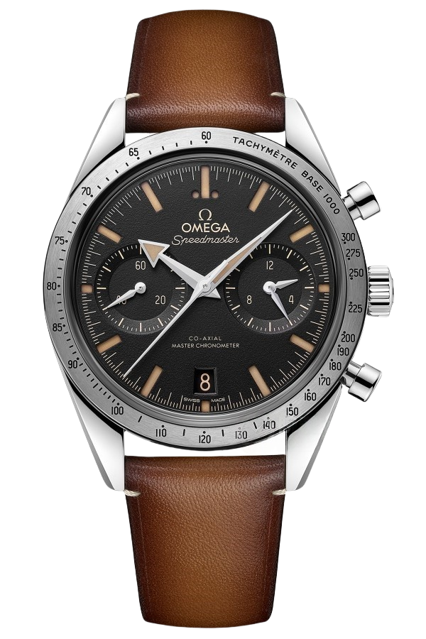 Omega Speedmaster Ref. 332.12.41.51.01.001 Super Clone Watch – Black Dial Leather Strap Fake Replica