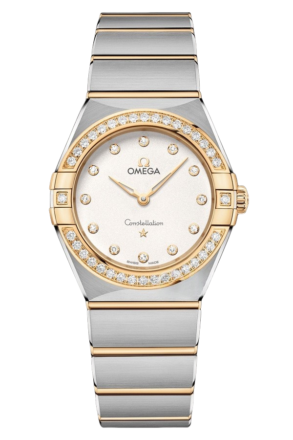 Omega Constellation Ref. 131.25.28.60.52.002 Super Clone Watch – White Dial Two-Tone Stainless Steel Bracelet Fake Replica