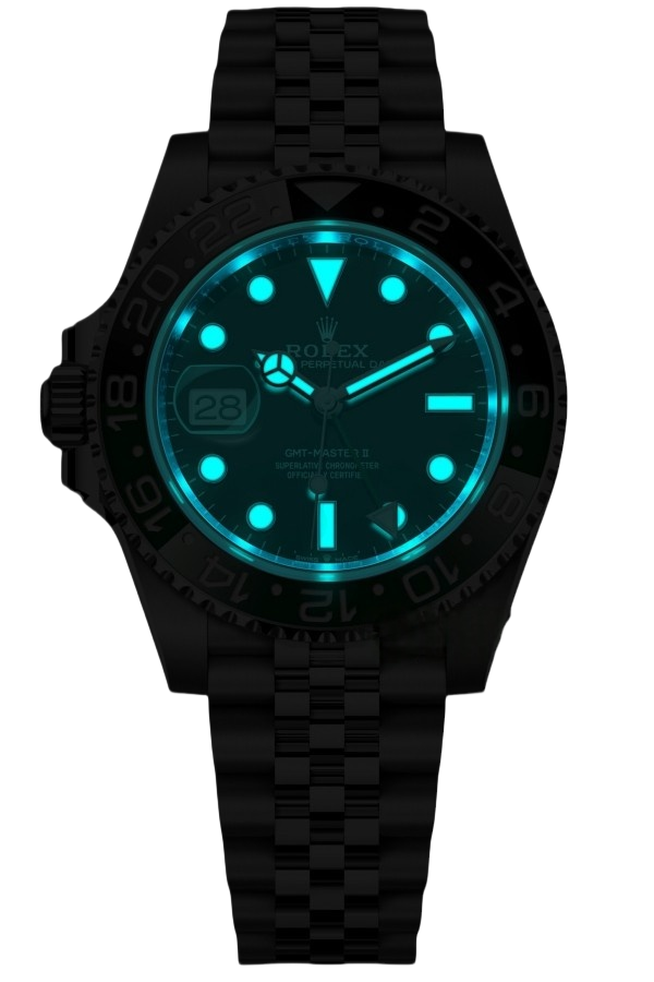 RolexGMT Masterll Sprite 'Jubilee Bracelet'SuperClone Swiss Replica Watch Ref 126720VTNR 3285S wiss Movement