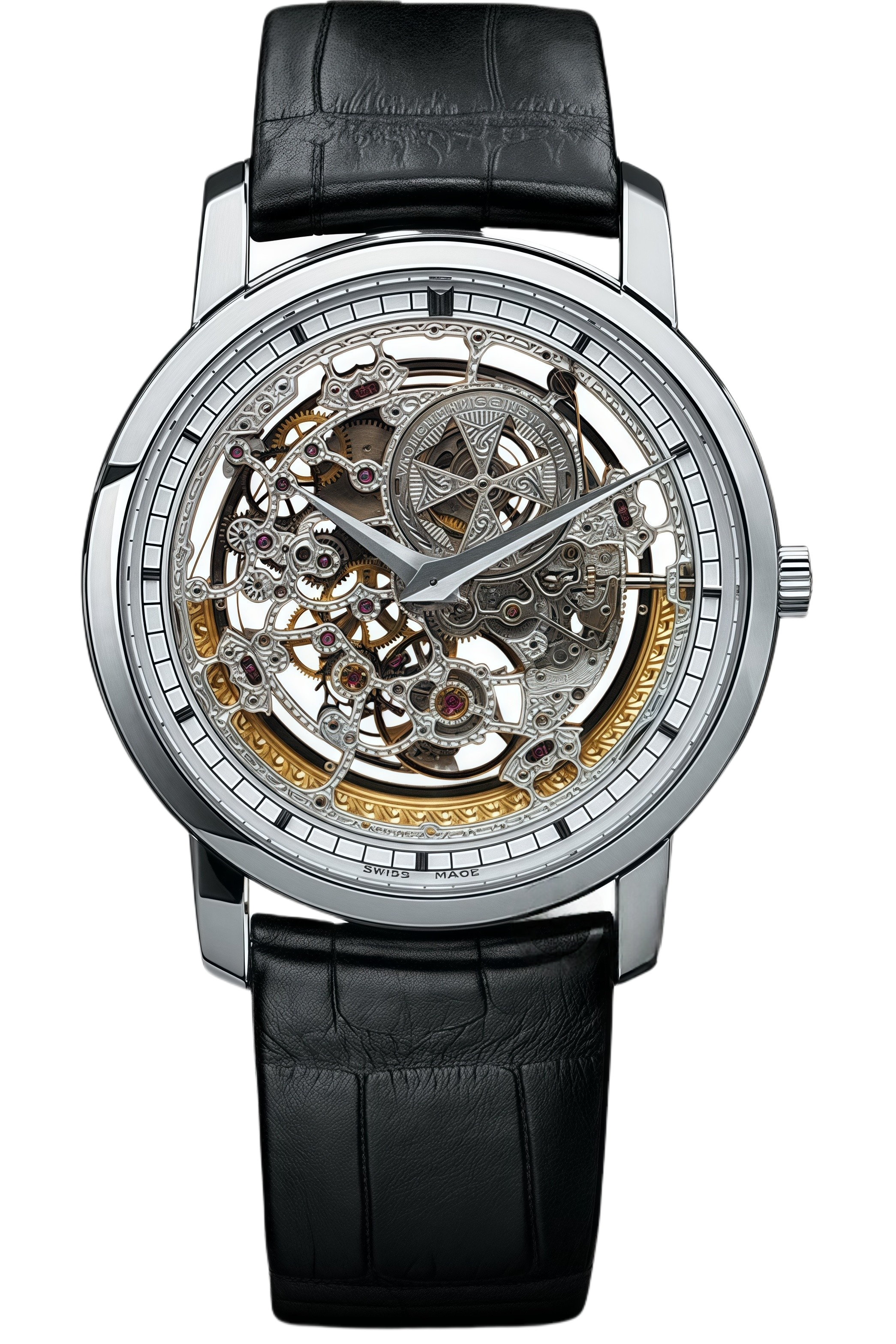 Vacheron Constantin Traditionnelle Ref. 43178/000G-9393 Super Clone Watch – White Gold Case Silver Dial Swiss Replica