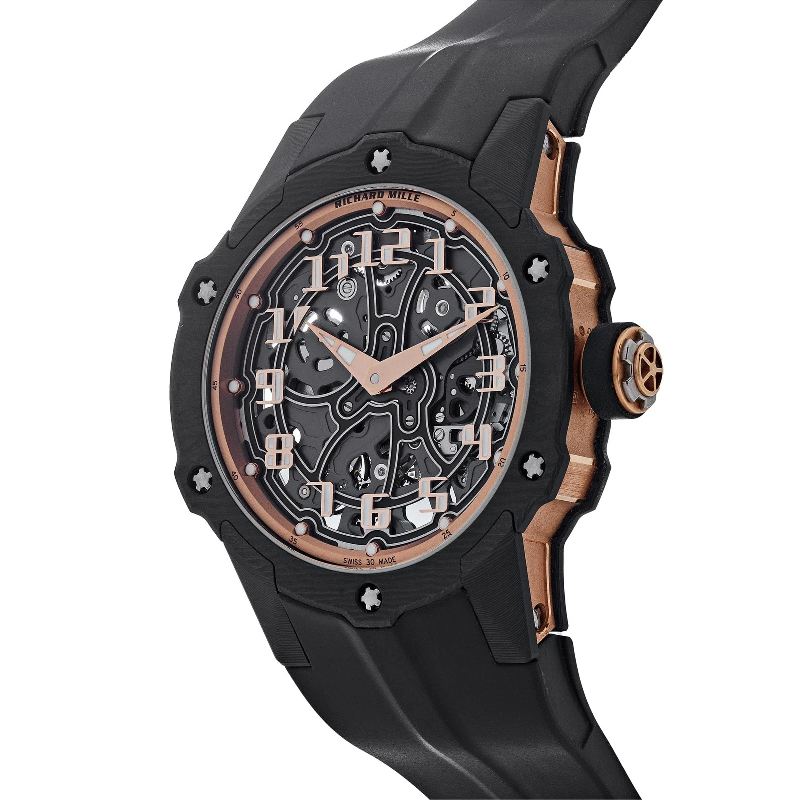 Richard Mille RM 33-02 Super Clone Watch – Carbon TPT Case Automatic Skeleton Dial Replica