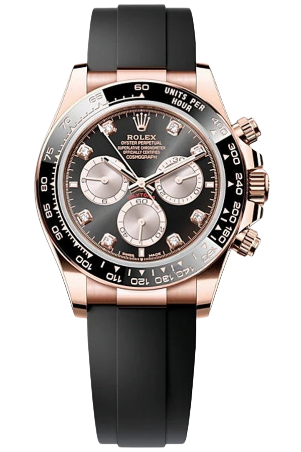 Rolex Cosmograph Daytona Super Clone Swiss Replica Watch Everose Gold Pink Dial Ref M126515LN-0004 | 4130 Swiss Movement