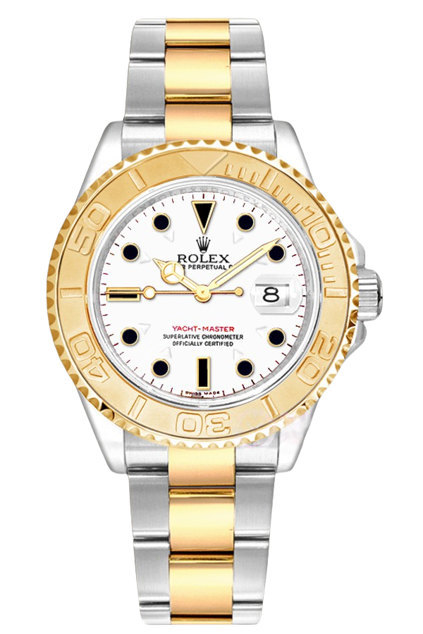 Rolex Yacht-Master 40 White Dial Two-Tone Everose Gold & Stainless Steel Super Clone Swiss Replica Watch Ref 16623-78763
