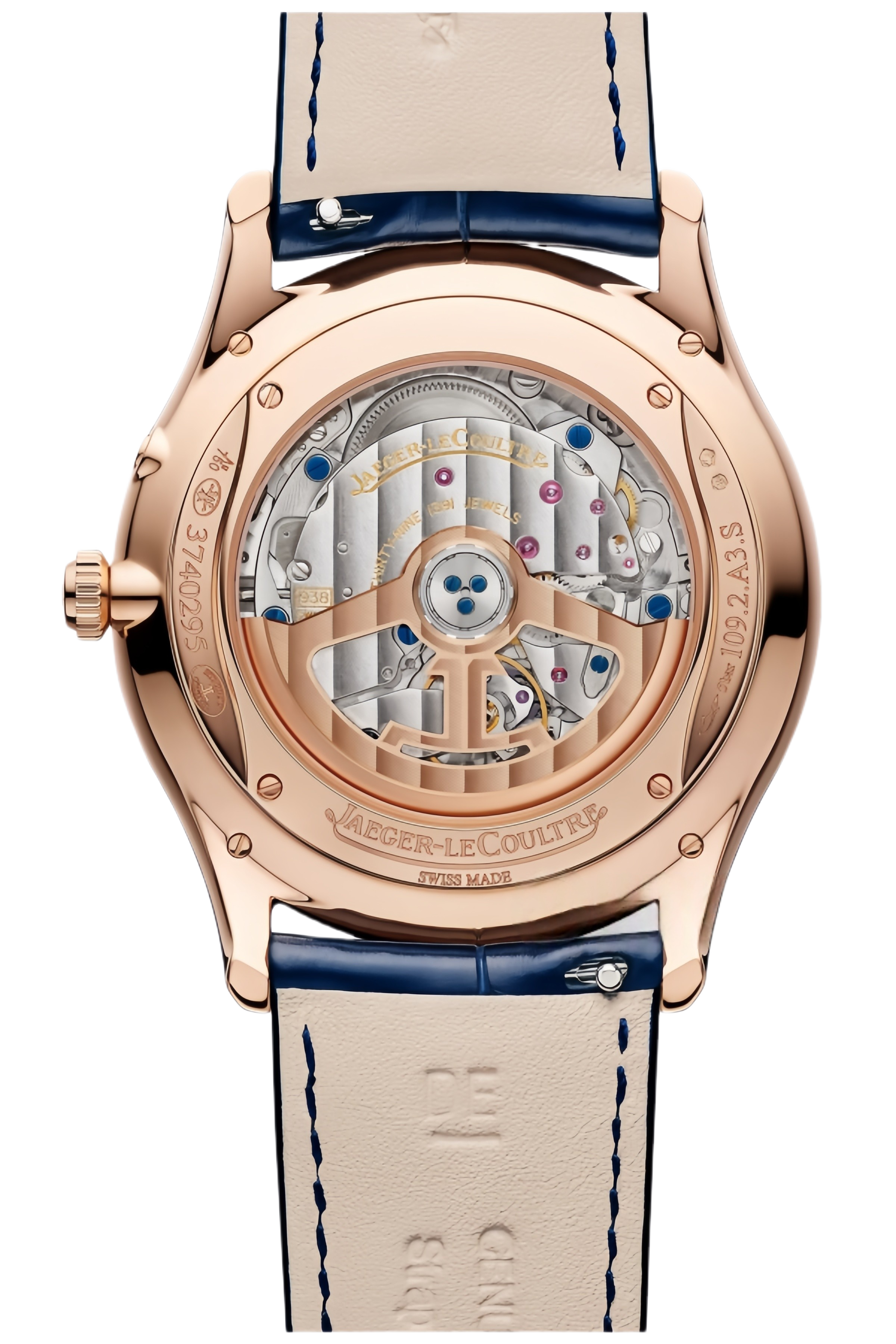 Jaeger-LeCoultre Master Ultra Thin Moon Ref. Q137258J Super Clone Watch – Silver Dial Rose Gold Case Brown Leather Strap Fake Replica