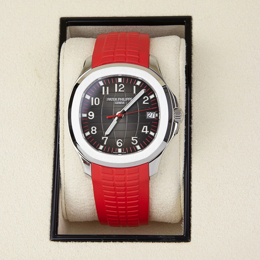 Patek Philippe Aquanaut Ref. 5167A-012 Super Clone Watch – Stainless Steel Khaki Green Dial Fake Replica