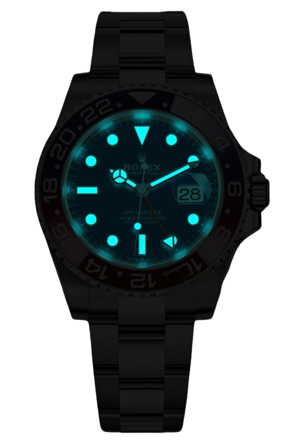 Rolex GMTMasterl Pepsi Blue Dial Super Clone Swiss Replica Watch Ref 126719BLROح3285 Swiss Movement