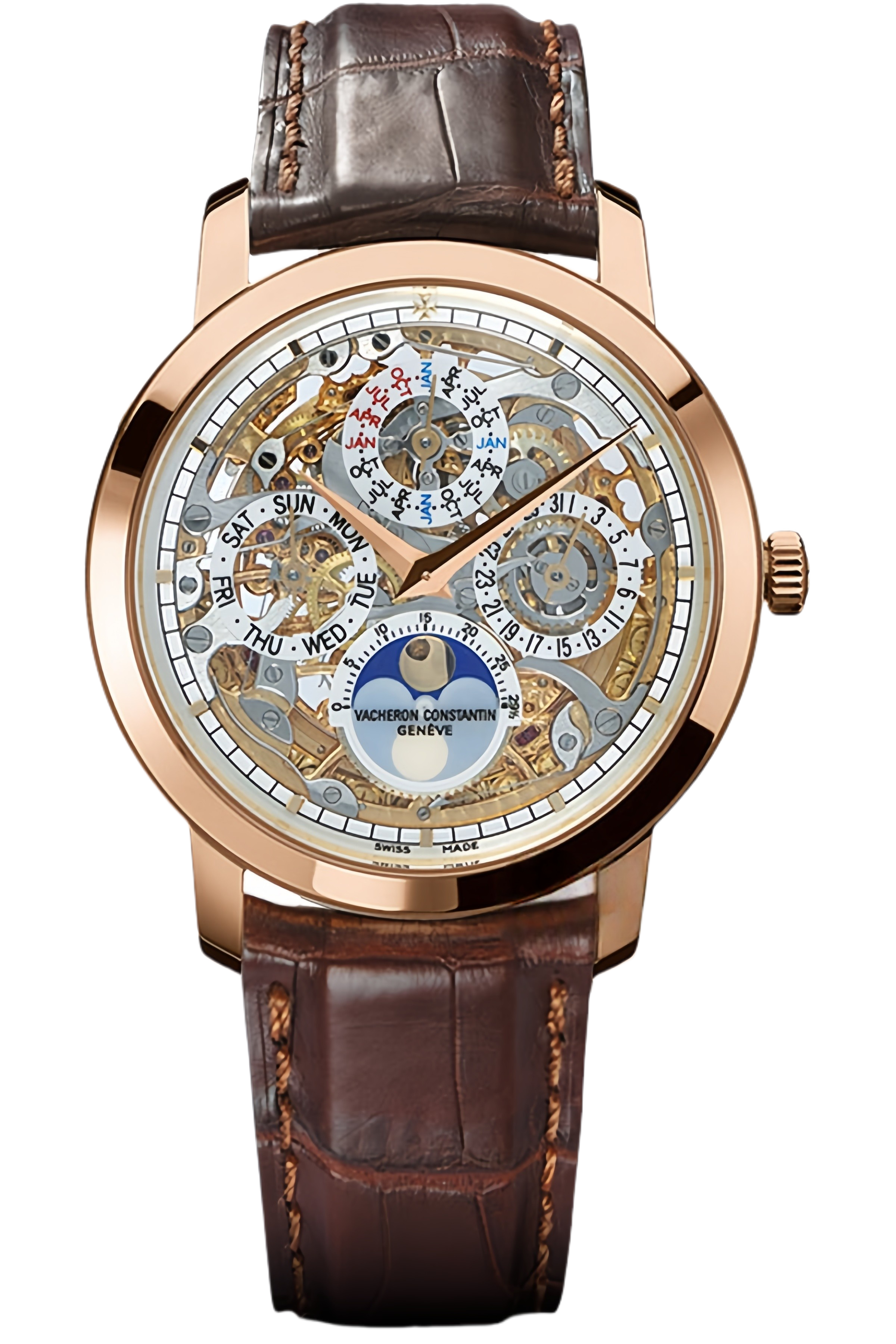 Vacheron Constantin Patrimony Ref. 43172/000R-9241 Super Clone Watch – Rose Gold Case Champagne Dial Replica