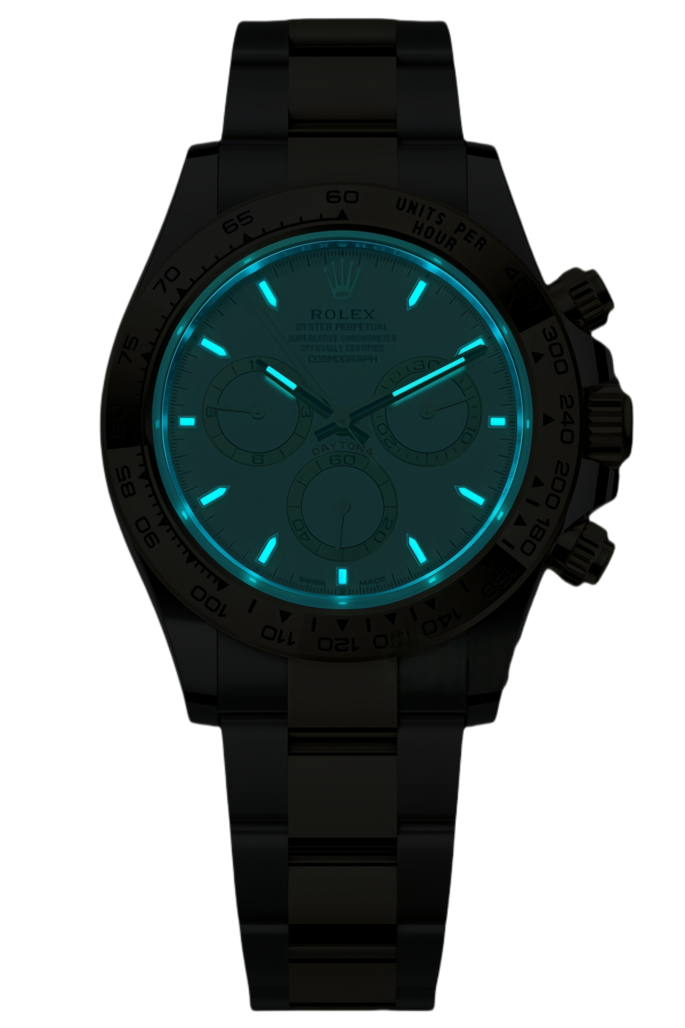 Rolex Daytona M126503-0001 Super Clone �C White Dial Two-Tone Yellow Gold Swiss Replica Watch