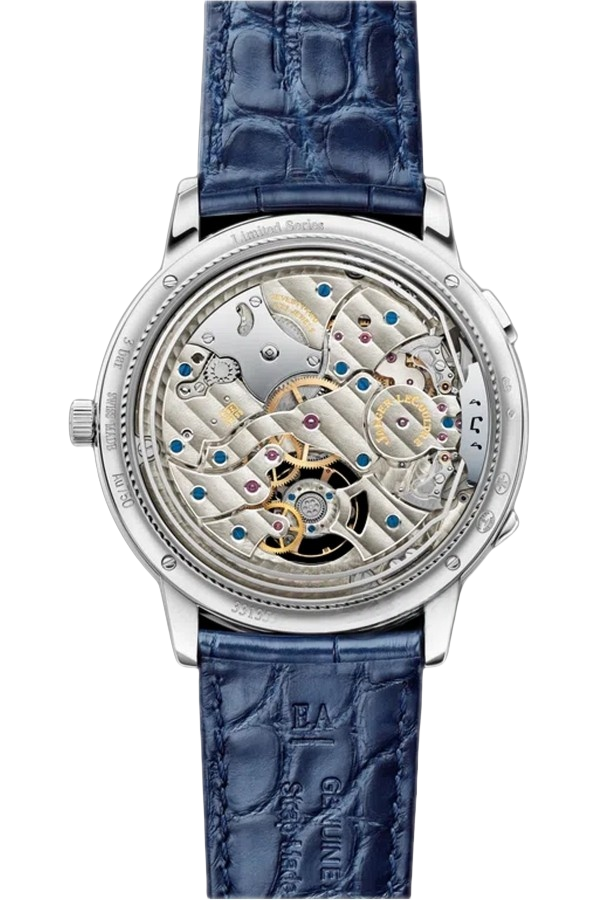 Jaeger-LeCoultre Master Grande Tradition Ref. Q1313581 Super Clone Watch – Moonphase Blue Dial White Gold Fake Replica
