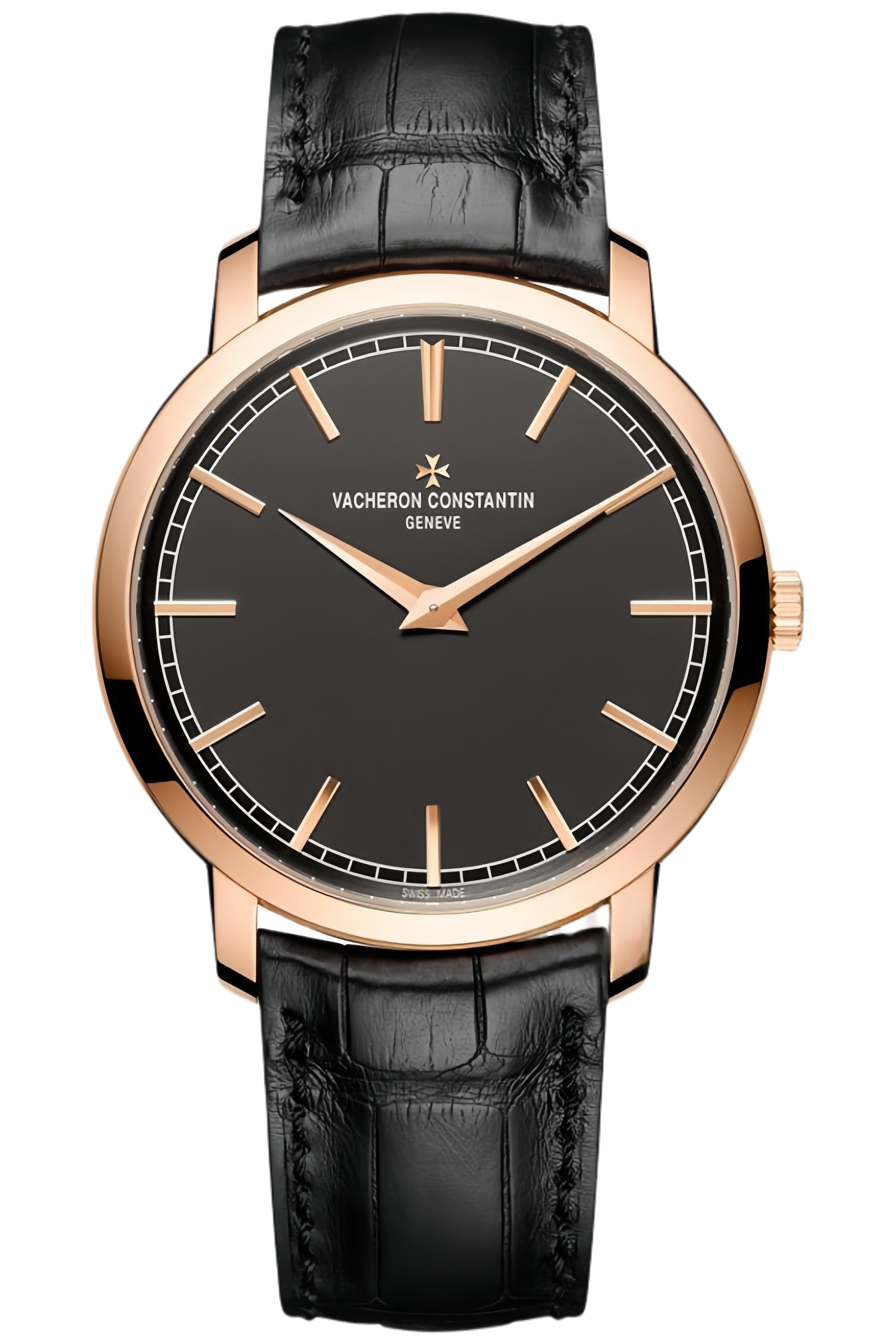 Vacheron Constantin Traditionnelle Ref. 43075/000R-B404 Super Clone Watch – Rose Gold Case Silver Dial Swiss Replica