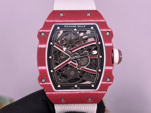 Richard Mille RM 67-02 Mutaz Barshim Super Clone Watch – Red Carbon Sports Replica