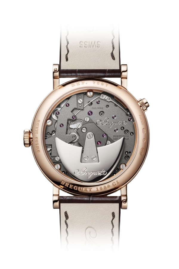Breguet Tradition Ref. 7597BR/G1/9WU Super Clone Watch – Retrograde Date Rose Gold Openworked Dial Fake Replica