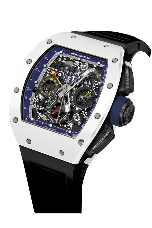 Richard Mille RM 11-02 Ceramic Super Clone Watch – Sporty Flyback Chronograph Fake RM