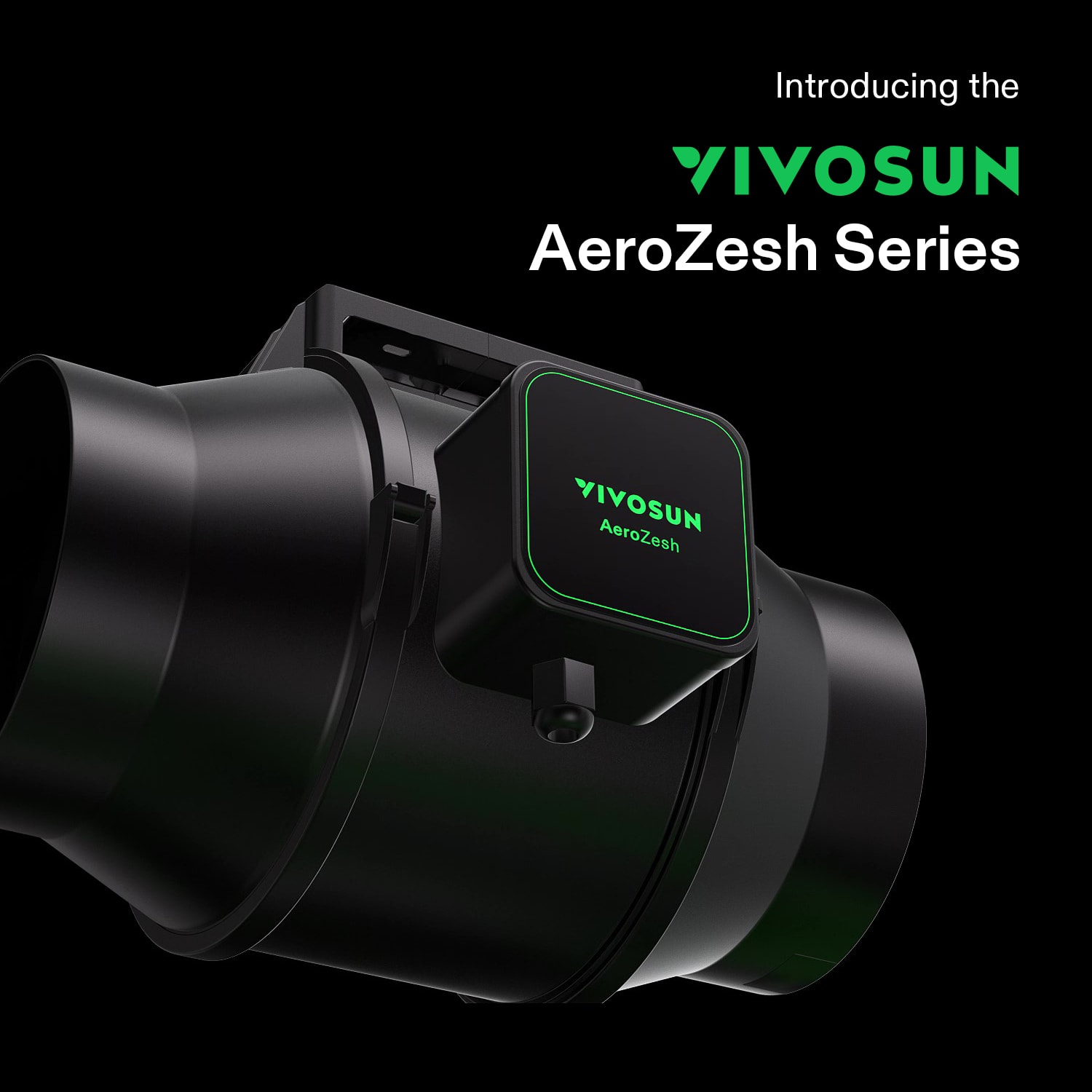 VIVOSUN Smart Grow System AeroZesh Smart Inline Duct Fan Kit with Carbon Filter and Ducting