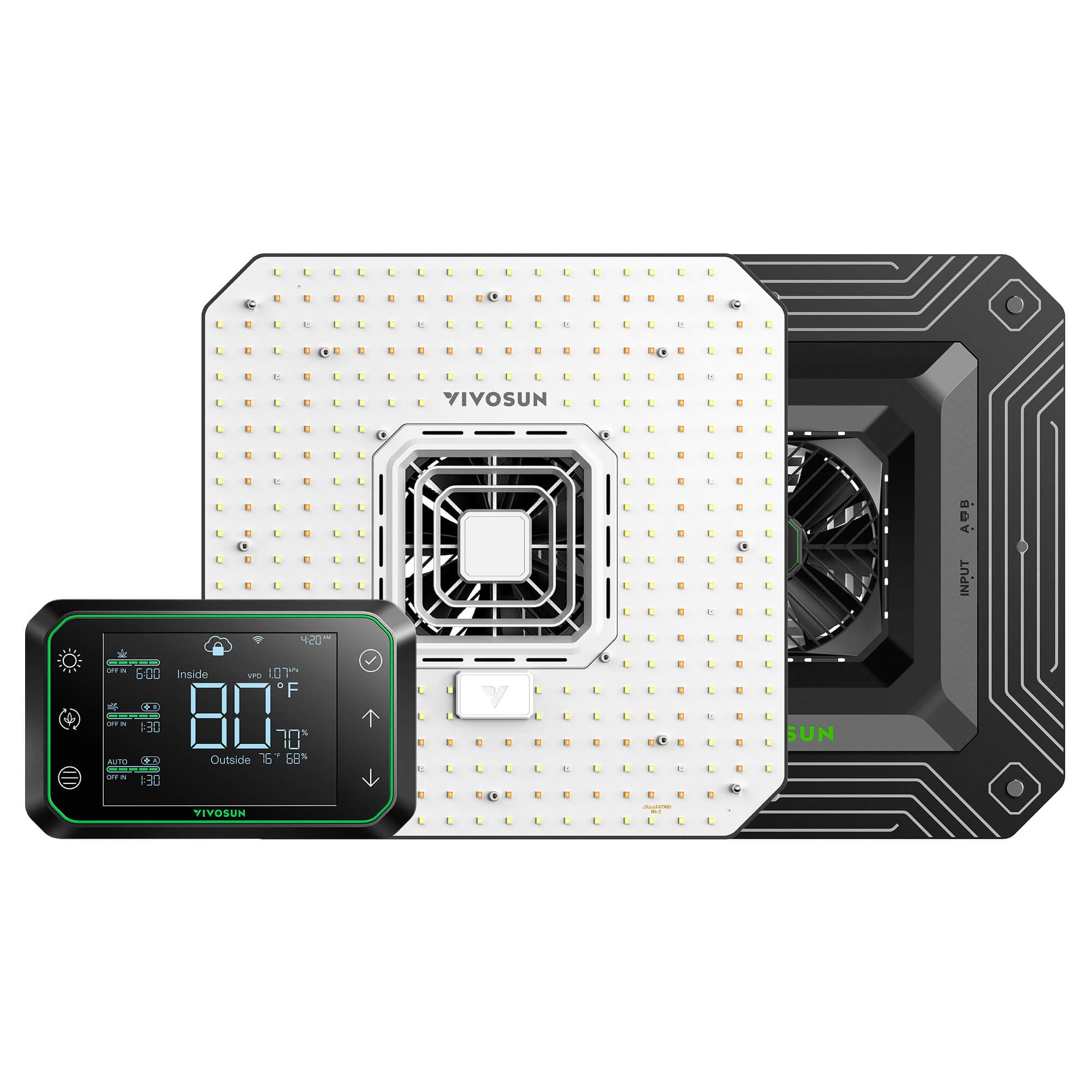 AeroLight A100SE 100W LED Grow Light w/ GrowHub Controller E42A