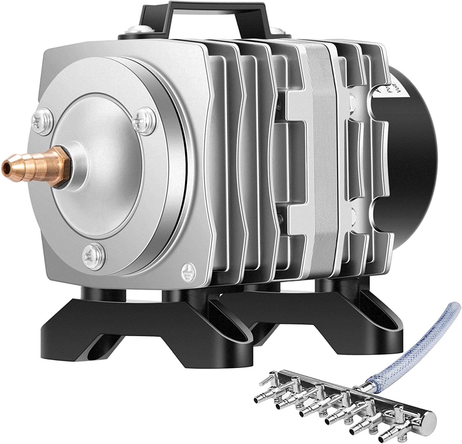 VIVOSUN 15W 317GPH Air Pump 6 Outlet 20 L/Min for Aquarium and Hydroponic Systems