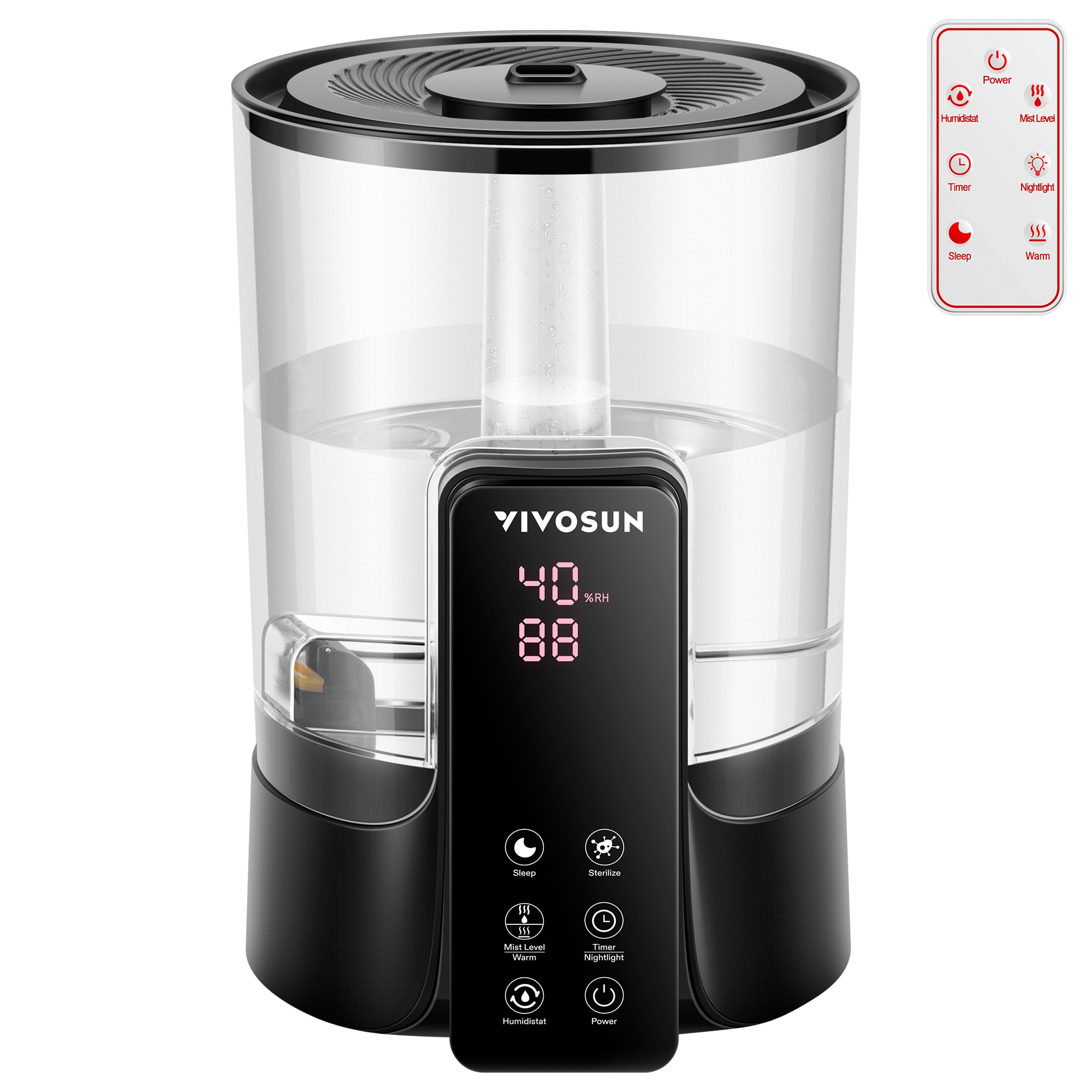 VIVOSUN 6L Cool & Warm Mist Humidifier