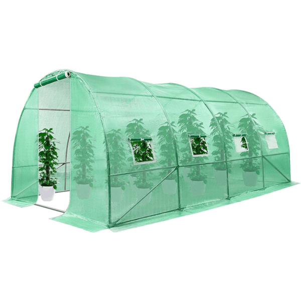 VIVOSUN 13x10x6.6 ft. Walk-in Greenhouse Tunnel Hot House for Outdoor Plant Gardening