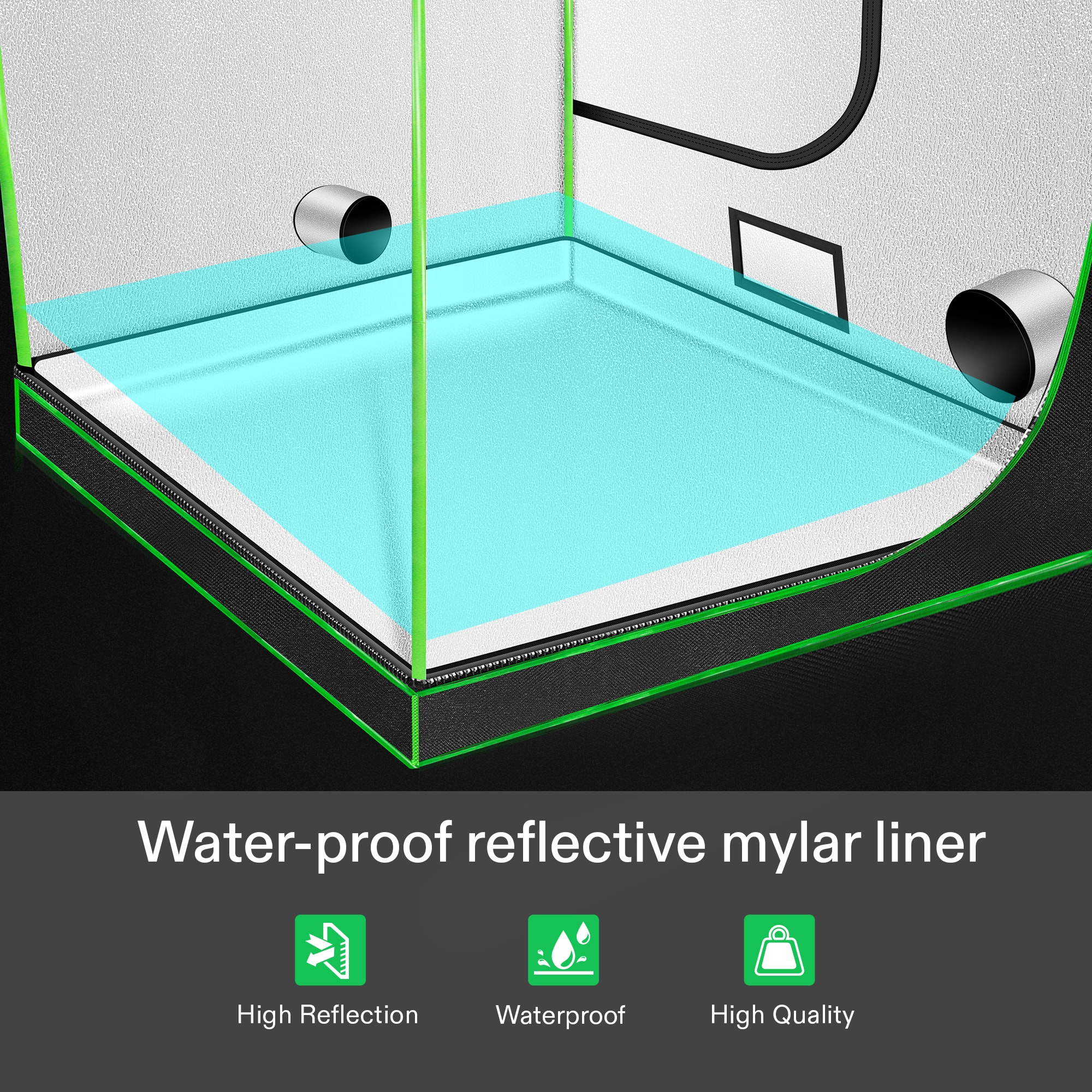 Floor Tray for 4*4 Tent, 1 pc