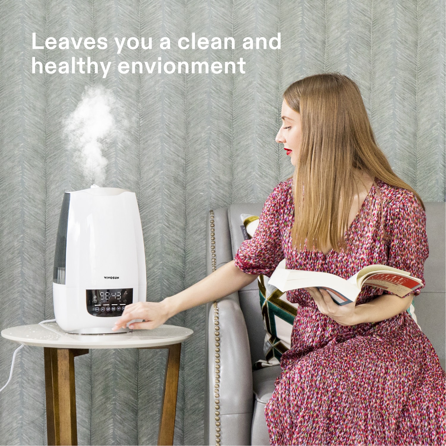 VIVOSUN Cool Mist Humidifier, 6L Quiet Ultrasonic Humidifier for Bedroom (Customized Humidity, Remote Control, Sleep Mode & Auto Shut Off, 360° Nozzle)