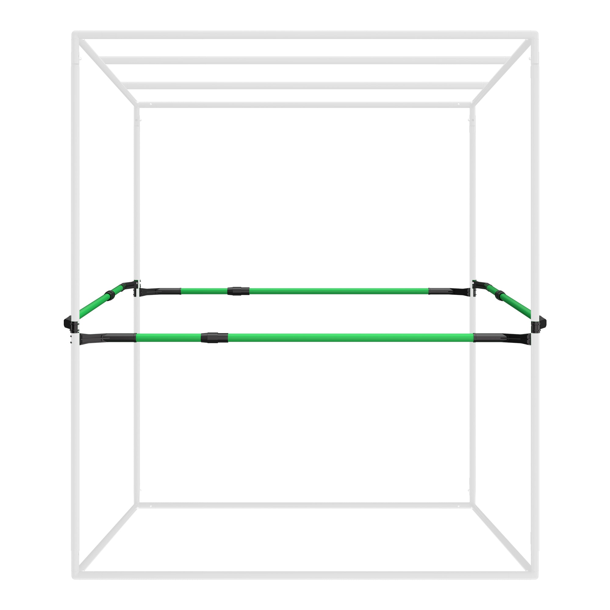 Grow Tent High CFM Kit, Green Pole Range of 24"-48"