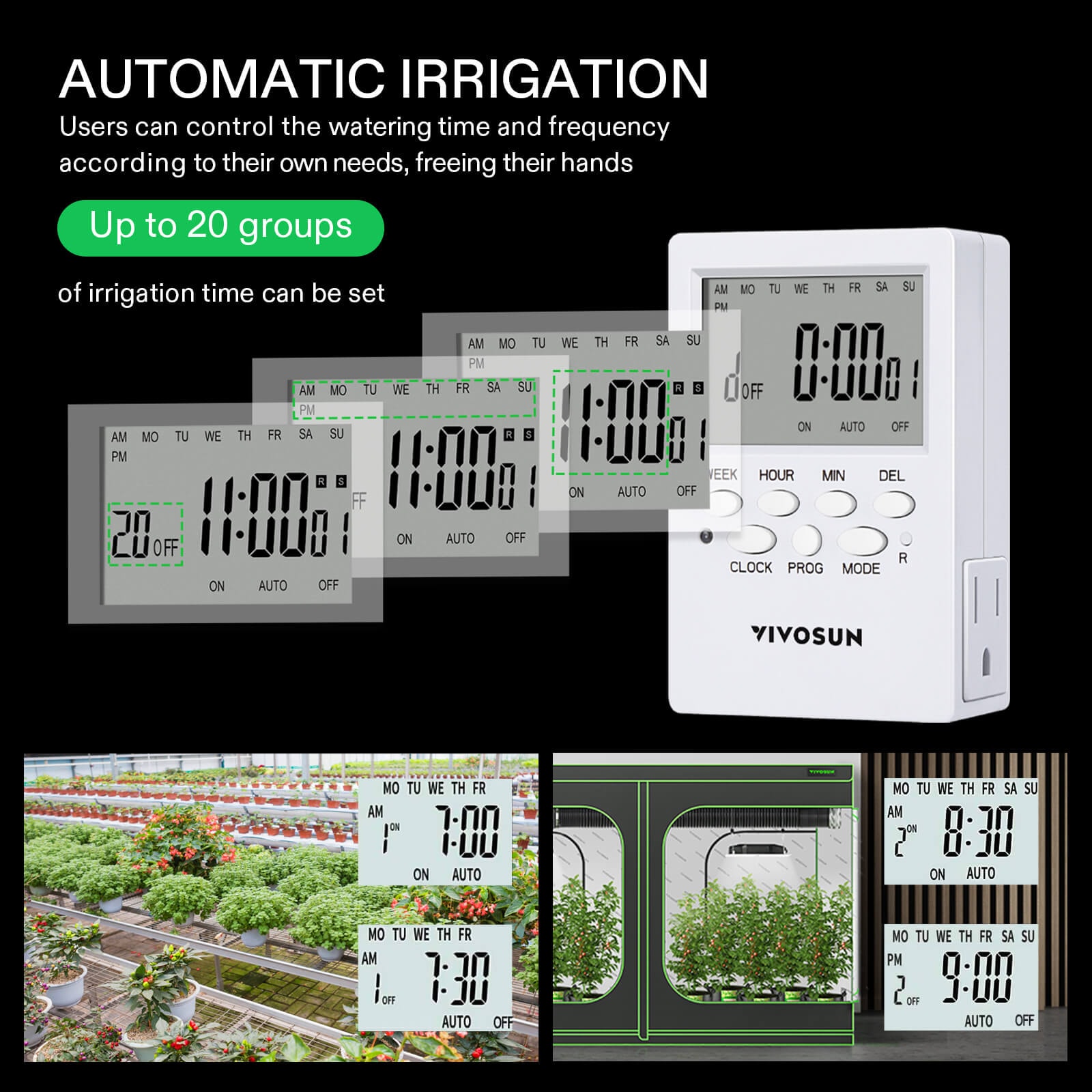 FlexFeed Automatic Drip Irrigation Kits, All in One Professional Grow Kit