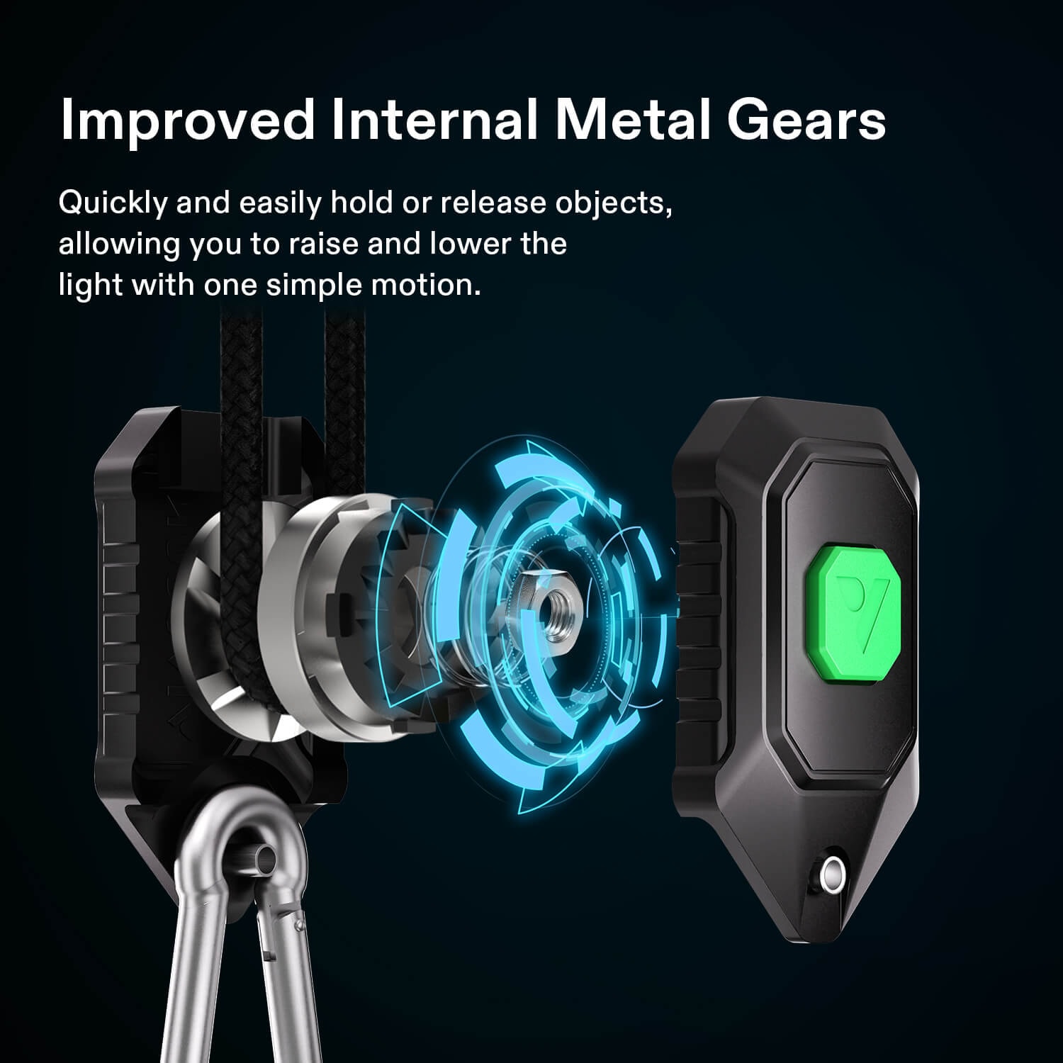 2-Pair 1/8 Inch Adjustable Grow Light Hanger