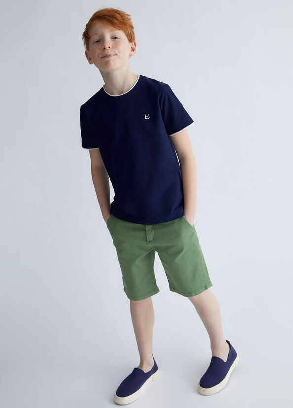 T-shirt in piquet di cotone