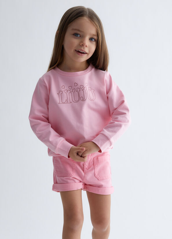 Short in gabardina