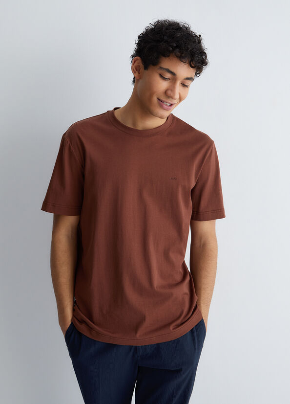 T-shirt uomo misto seta