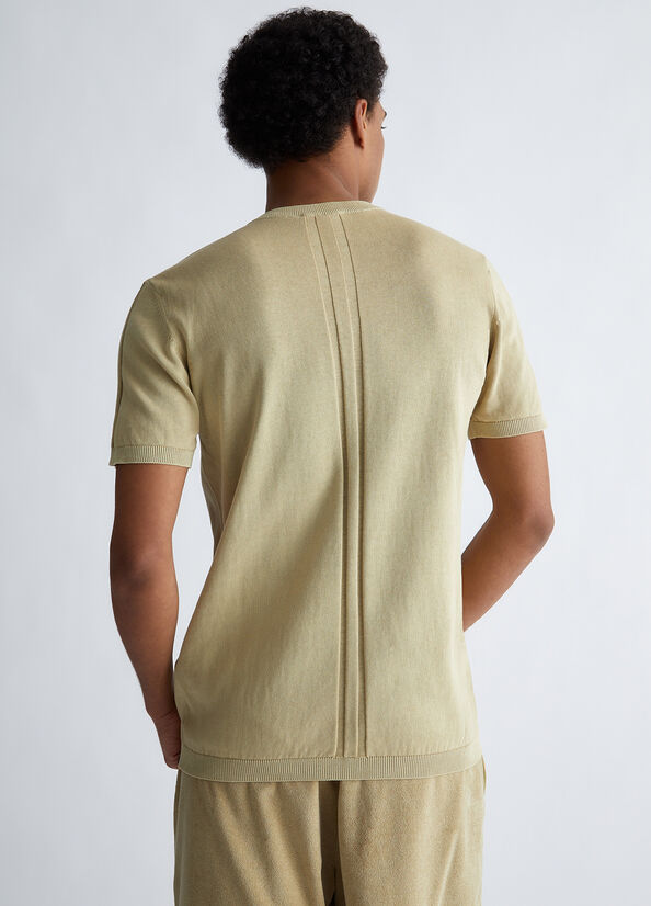Maglia serafino maniche corte
