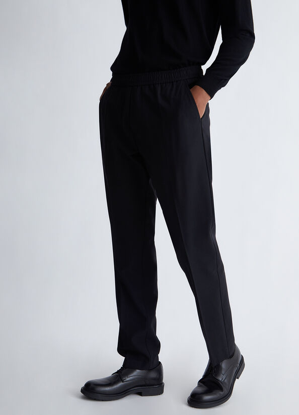 Pantaloni neri uomo