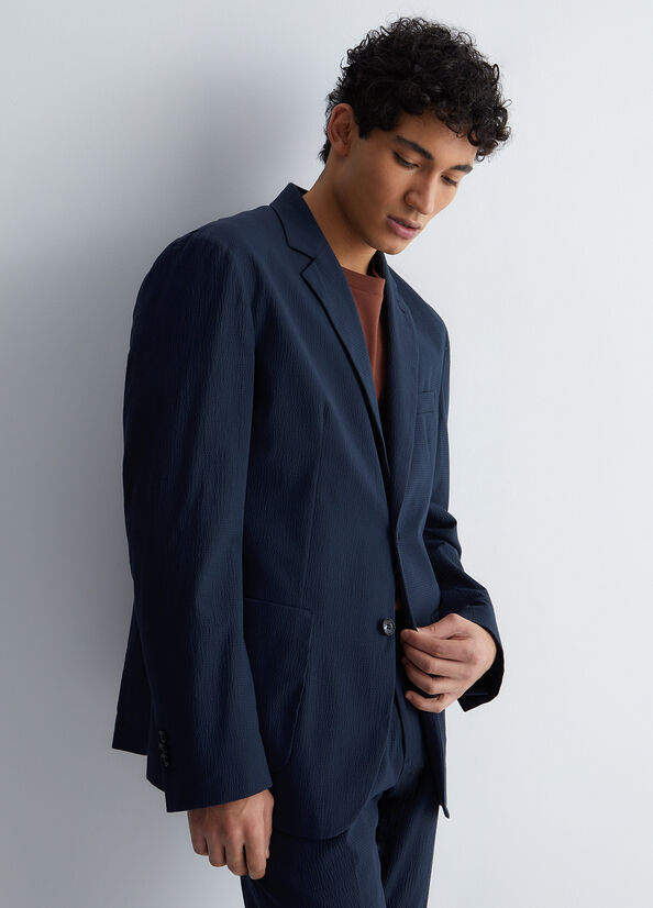 Giacca uomo in seersucker