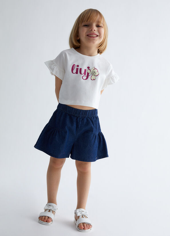 Short in denim