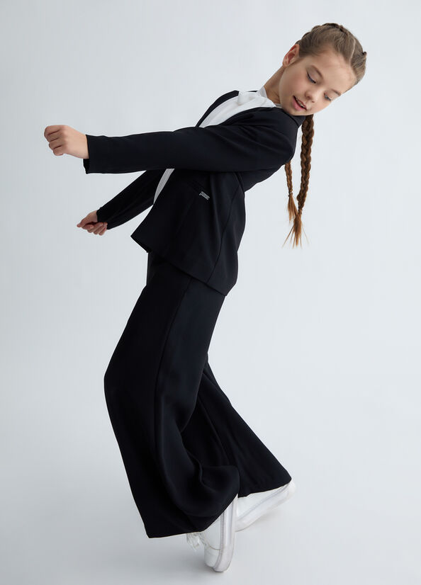 Blazer in crêpe