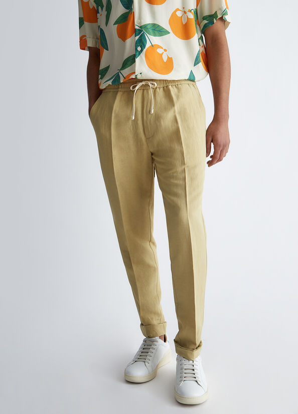Pantaloni uomo in lino
