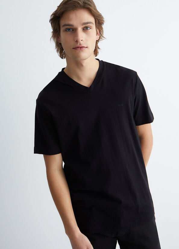 T-shirt uomo misto seta