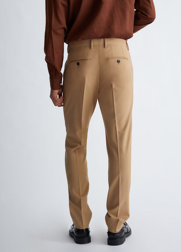 Pantaloni eleganti uomo in fresco lana