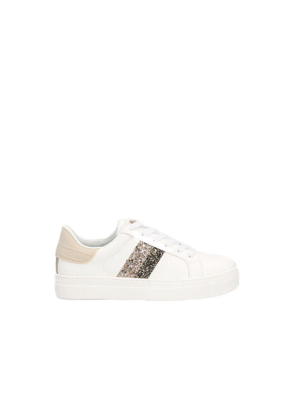 Sneakers con dettagli glitter