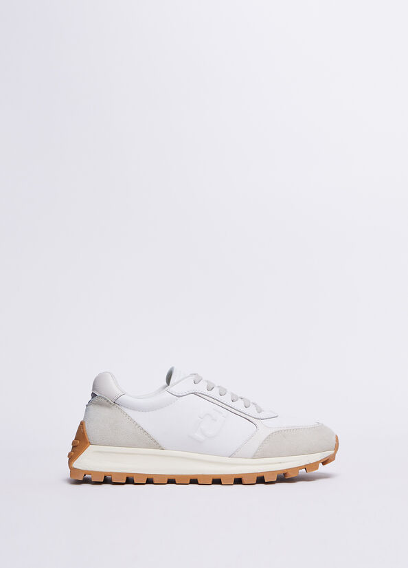 Sneakers in pelle e suede