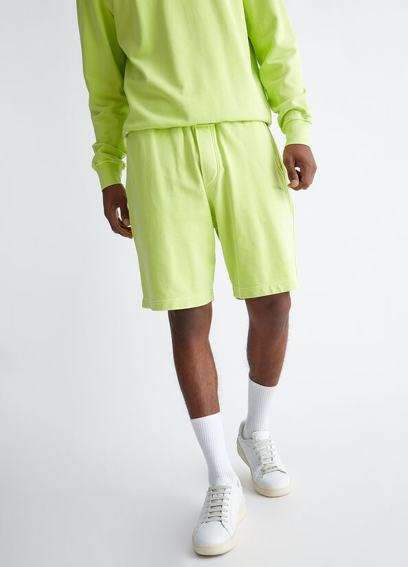 Bermuda uomo in felpa