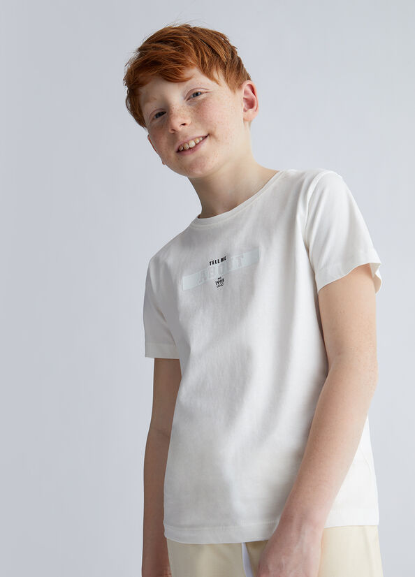 T-shirt con stampa About