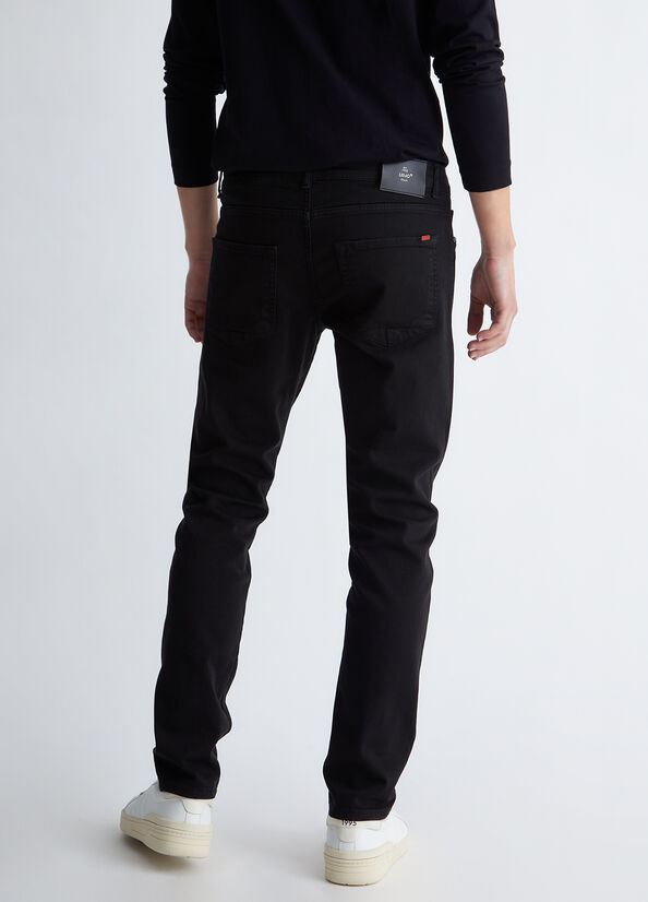 Pantaloni neri uomo slim fit