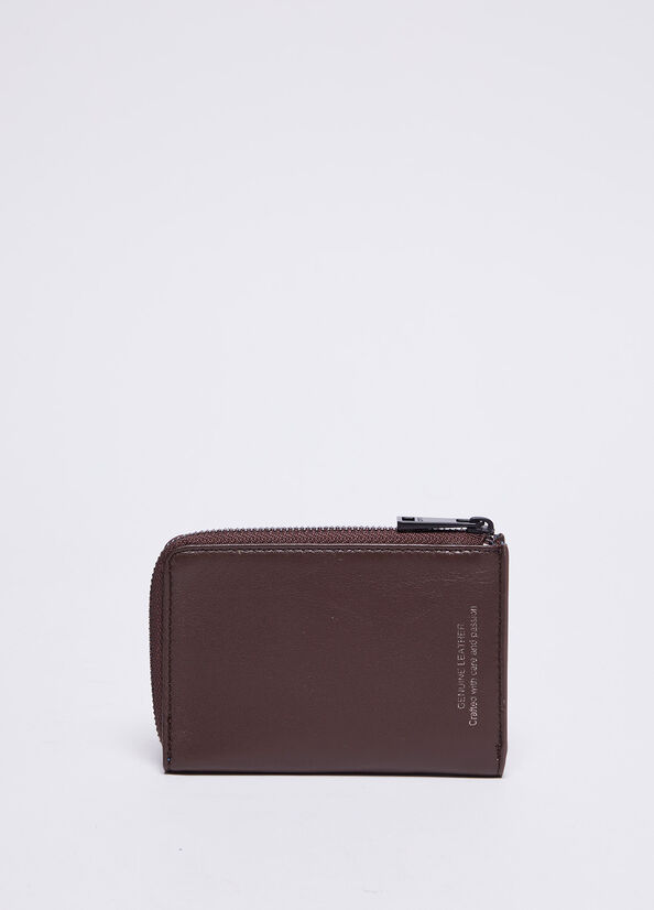 Porta carte uomo con zip