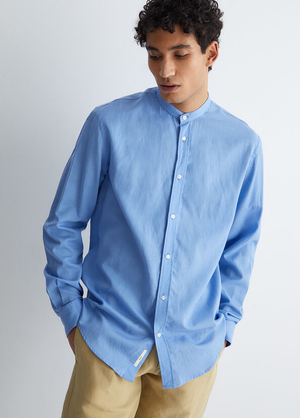 Camicia coreana in lino