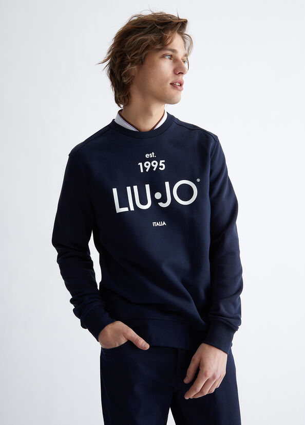 Felpa uomo con logo