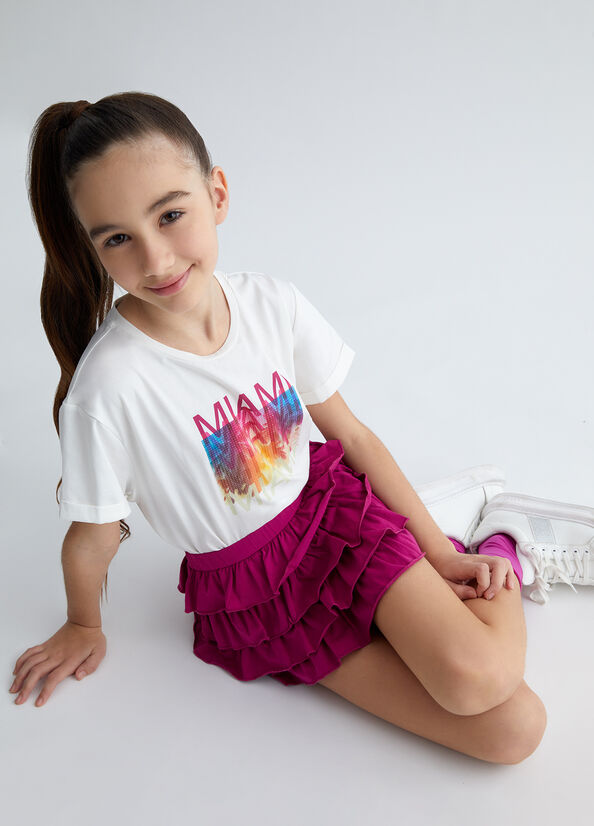 T-shirt con stampa Miami